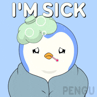 Sick Get Well Soon GIF by Pudgy Penguins