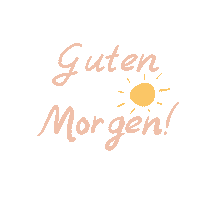 Good Morning Sticker by Pani Dominika