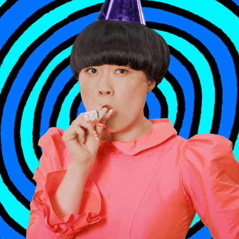 Happy Birthday GIF by Atsuko Okatsuka