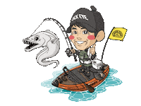 釣り Sticker by Souyu Stick