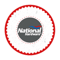 NationalHardwareLatam puertas national latam mi casa national national hardware Sticker