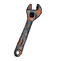 Tool Fix It Sticker by Mayfly