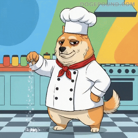 Salt Bae Cooking GIF by Doge Pound