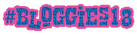 sticker hashtag by The Blog Awards Ireland
