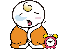 Qrious-kid wakeup qrious Sticker