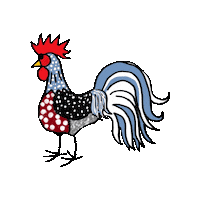 Rooster Gallo Sticker