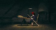 kikis delivery service majo no takkybin GIF by Maudit