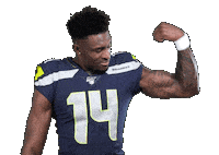 Flexing Seattle Seahawks Sticker by NFL