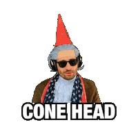 Idiot Cone Sticker