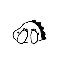 Dinosaur 恐竜 Sticker