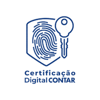 Certificado Digital Sticker by CONTAR - Contabilidad & Serviços
