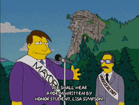 happy bart simpson GIF