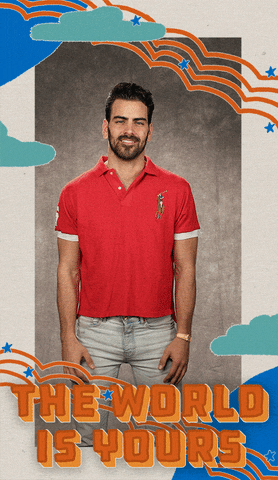 the world is yours GIF by Nyle DiMarco