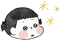 Girl Twinkling Sticker