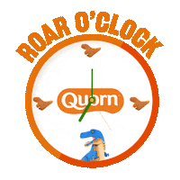Dinosaur Clock Sticker by Quorn Foods UK