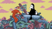 ghost trash GIF by Chris Cornwell