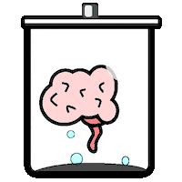 LifeSigner science brain Sticker