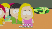 angry bebe stevens GIF by South Park 