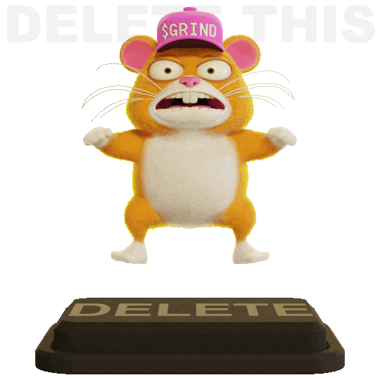 Delete Too Much Sticker by Grind