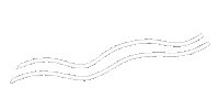 White Lines Wave Sticker
