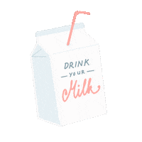 clxmfk love drink healthy milk Sticker