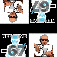 Black And White Number GIF