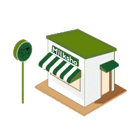 Milkshatw bubble boba bubbletea milktea Sticker