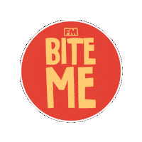 Bite Me Sticker by Fallen Media
