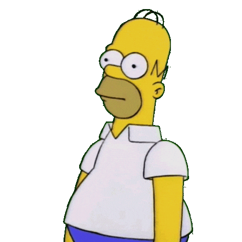 Backing Off The Simpsons Sticker