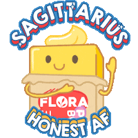 Respect Zodiac Sticker by Flora Plant Butter