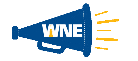 Megaphone Wne Sticker by Western New England University