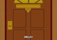 door greeting GIF by South Park 