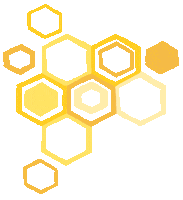 Gold Bee Sticker
