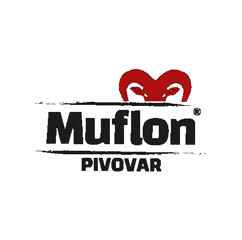 Logo Beer Sticker by Pivovar Muflon