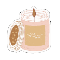 Candle Deco Sticker by chenzi