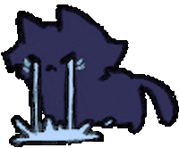Sad Cat Sticker