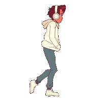 iamsagun music sad walking depressed Sticker