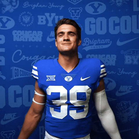 College Football Go Cougs GIF by BYU Cougars