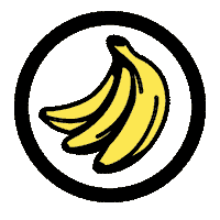 thechimpstore banana streetwear bananas vans Sticker