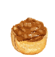 Cinnamon Roll Comida Sticker