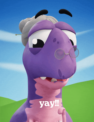 Happy Cheering GIF by Claynosaurz