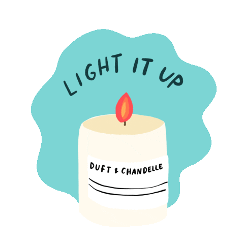 duftandchandelle fire star light moon Sticker