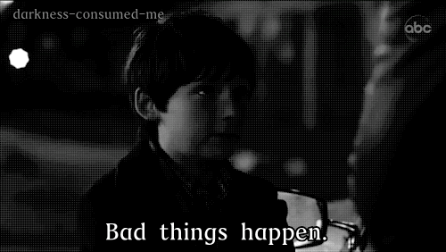 sad black and white GIF