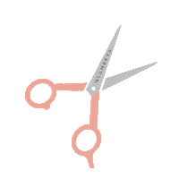 Glam Pinkscissor Sticker by Glamdeva