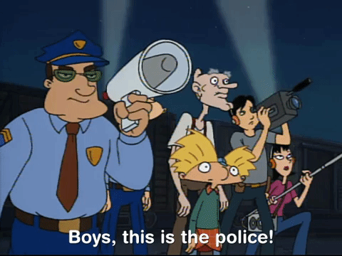 hey arnold nicksplat GIF