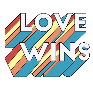kohls love rainbow pride lovewins Sticker
