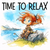 Relaxed Take It Easy GIF