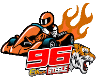 Race Car Thumbs Up Sticker by 96racing
