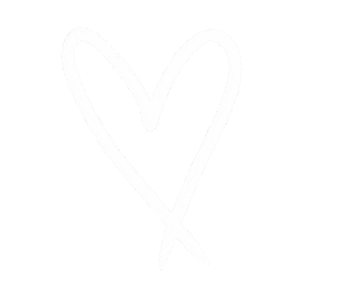 White Heart Love Sticker