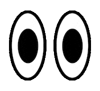 Looking Around Sticker